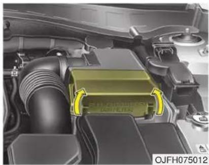 KIA Optima PHEV (2017) - Filter replacement - 2