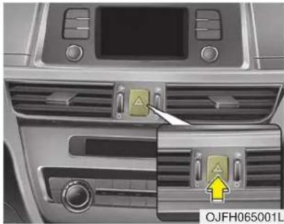 KIA Optima PHEV (2017) - Hazard warning flasher - 1