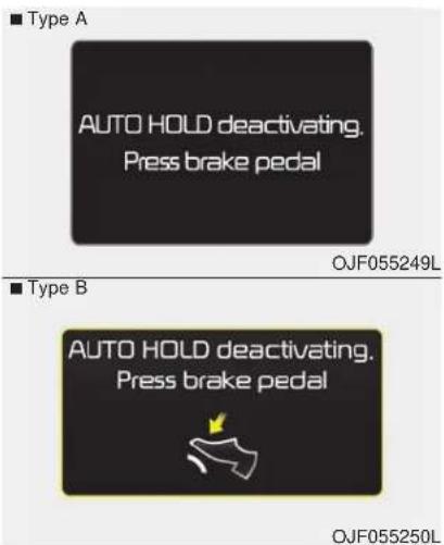 KIA Optima PHEV (2017) - WARNING - Parking Brake Use - 1