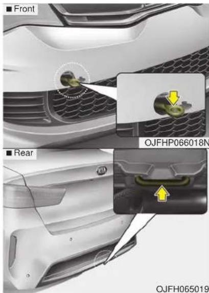 KIA Optima PHEV (2017) - CAUTION - Towing gear position - 2