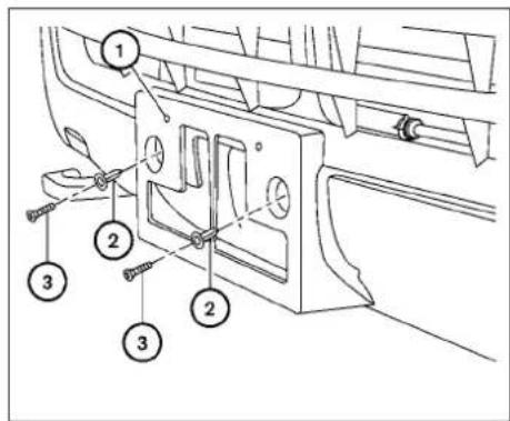 Technical diagram of a car door panel with numbered components for identification