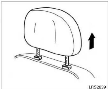 Diagram of a car seat mounting with an upward arrow indicating motion (no text or symbols)