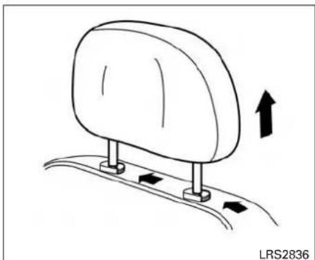 Diagram of a car seat with directional arrows indicating movement or force (no text or symbols)