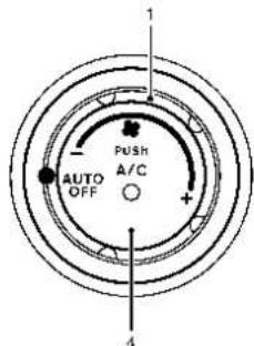 1 - PUSH A/C AUTO OFF + 4