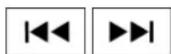 NISSAN Versa Sedan (2018) - SEEK/CAT (Reverse or Fast Forward) button - 1