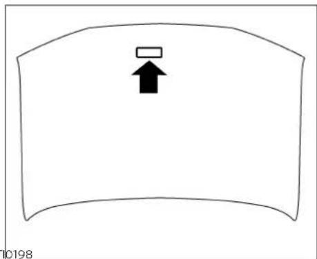 Simple line drawing of a curved object with an upward arrow symbol (no text or labels)