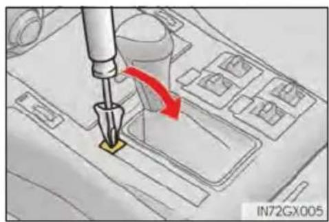 LEXUS GX 460 (2018) - If the shift lever cannot be shifted from P - 1
