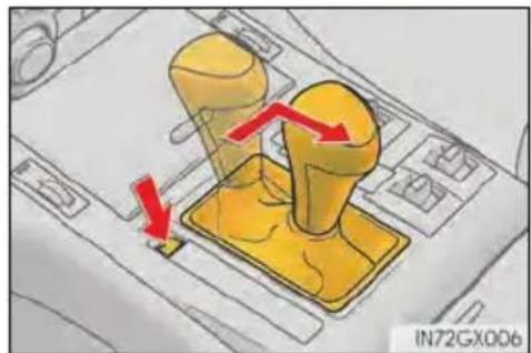 LEXUS GX 460 (2018) - If the shift lever cannot be shifted from P - 2