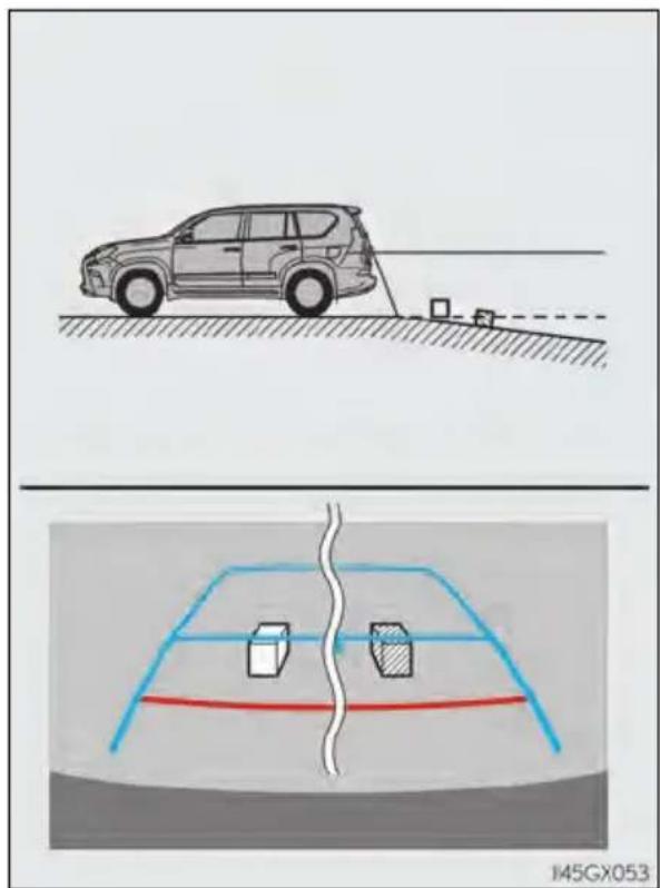 Diagram illustrating vehicle collision and parking area layout with labeled components