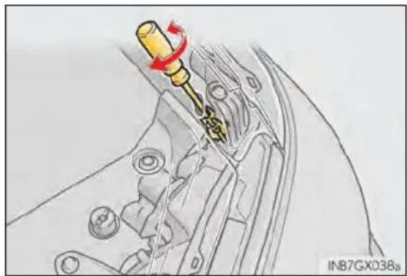 LEXUS GX 460 (2018) - Adjusting the headlight aim - 3