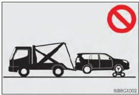 LEXUS GX 460 (2018) - Towing with a sling-type truck - 1