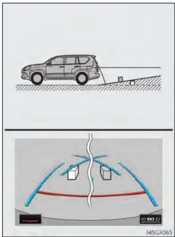 Diagram illustrating vehicle collision and road safety with labeled components and scale bar
