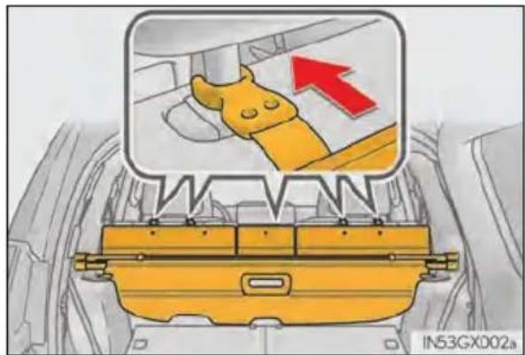 LEXUS GX 460 (2018) - ■Installing the luggage cover - 1