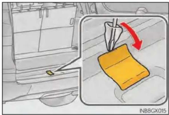 LEXUS GX 460 (2018) - Remove the cover. - 1