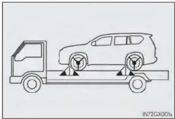 LEXUS GX 460 (2018) - Using a flatbed truck - 2