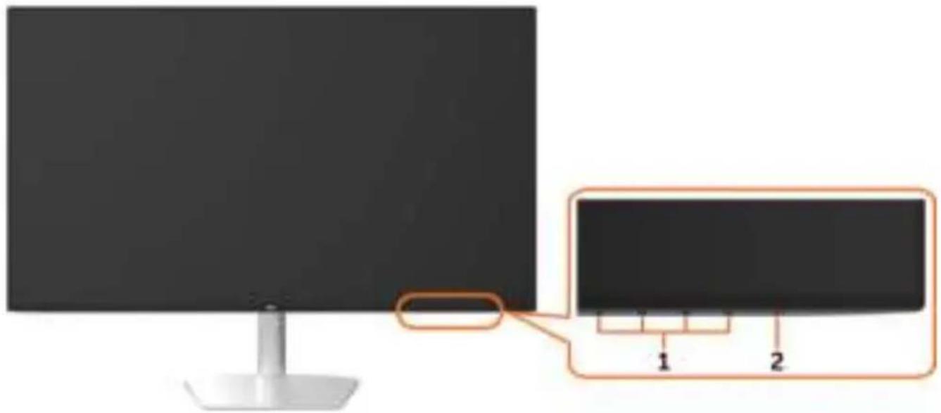 DELL S2419HM - Identifying Parts and Controls - 1