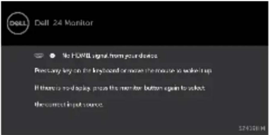 DELL S2419HM - OSD Warning Messages - 6