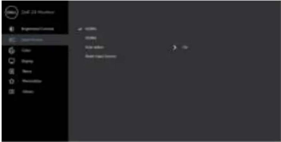DELL S2419HM - Accessing the Menu System - 8