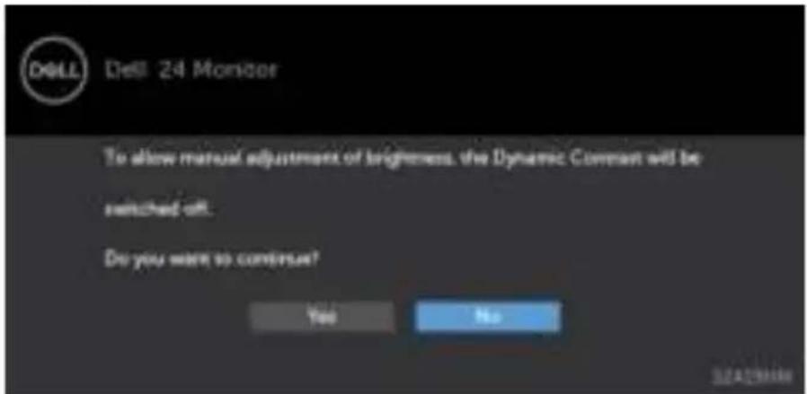 DELL S2419HM - OSD Warning Messages - 1