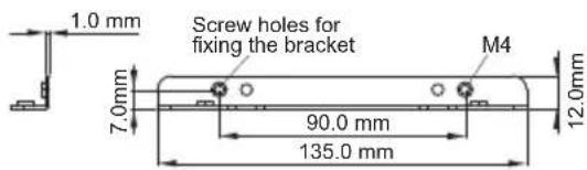 IIYAMA ProLite TF2415MC-B1 - DIMENSIONS : L-BRACKET - 1