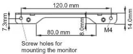 IIYAMA ProLite TF2415MC-B1 - DIMENSIONS : L-BRACKET - 2
