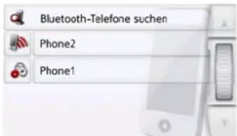 Bluetooth-Telefone suchen Phone2 Phone1