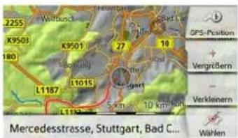 2255 Wolfbus K9501 180 K9501 L1187 L1015 27 10 the gart 5 km 10 km high Mercedesstrasse, Stuttgart, Bad C... GPS-Position + Vergrößern - Wahlen