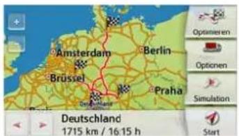 Amsterdam Berlin Brüssel Praha Deutschland 1715 km / 16:15 h Start