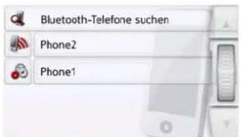 Bluetooth-Telefone suchen Phone2 Phone1