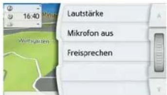 16:40 Mon Wertgarten Lautstärke Mikrofon aus Freisprechen