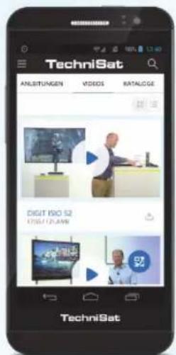 TechniSat ANSLITUNGEN VIDEOS KATALOGE DIGIT ISO 52 USAT/CLAW TechniSat