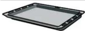 BOSCH HBD27PS66 - Flaches Email-Backblech - 1