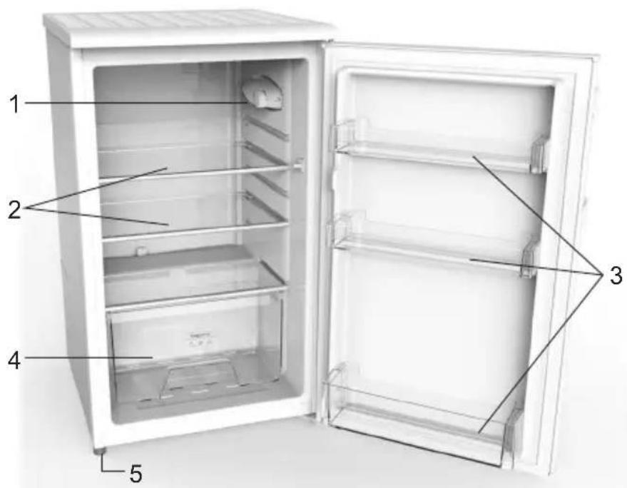 GORENJE R3091ANW - Beschreibung des Geräts - 1