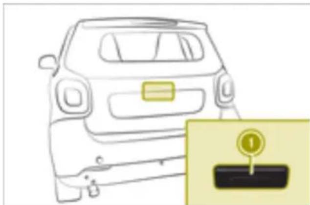SMART Fortwo Cabrio Electric Drive (2018) - Opening the tailgate - 1