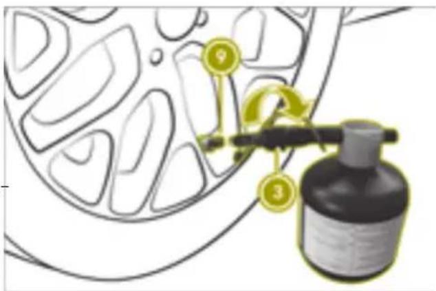 SMART Fortwo Cabrio Electric Drive (2018) - Filling with tire sealant - 2