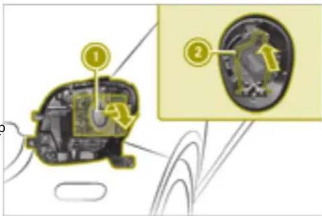 SMART Fortwo Cabrio Electric Drive (2018) - Replacing low-beam headlamps and high-beam headlamps - 1