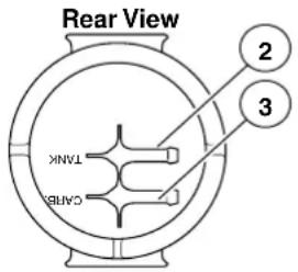 BUELL Blast (2004) - Crankcase Breather/Drain/PCV Outlet Hose - 2