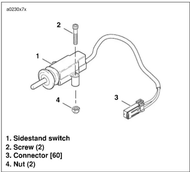 BUELL Blast (2004) - Sidestand Switch - 1