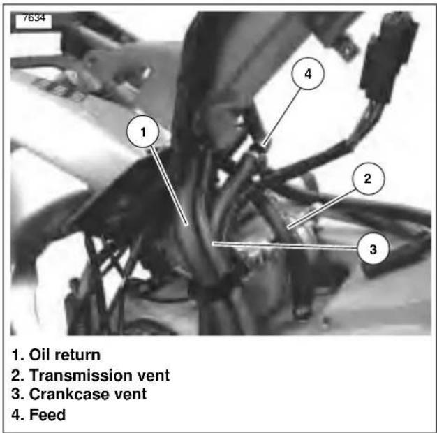 BUELL Blast (2004) - INSTALLING ENGINE - 9