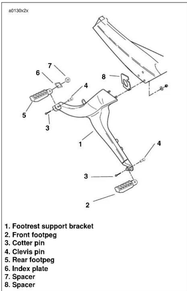 BUELL Blast (2004) - Footpeg - 1