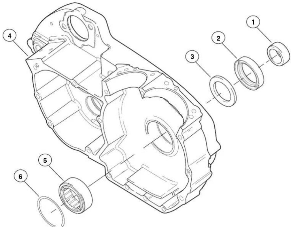 BUELL XBR Firebolt (2003) - Crankcase Halves - 1