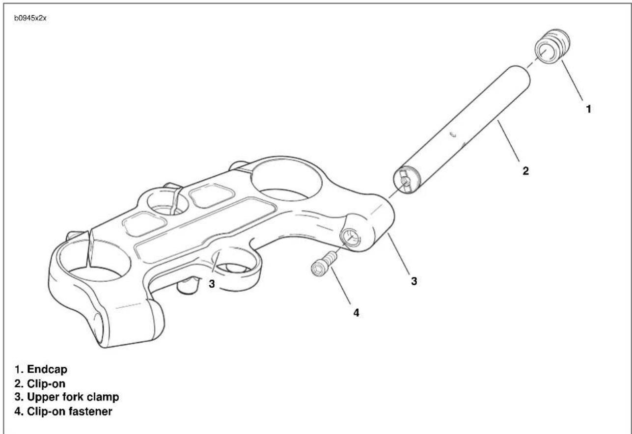 BUELL XBR Firebolt (2004) - Left Clip-on - 2