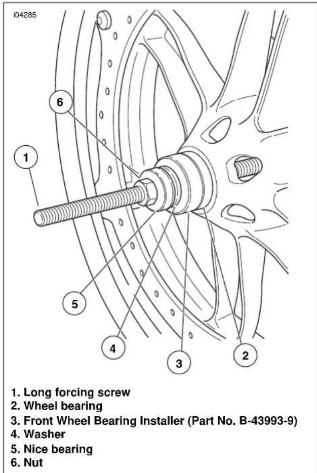 BUELL XBR Firebolt (2004) - Bearing Installation - 2