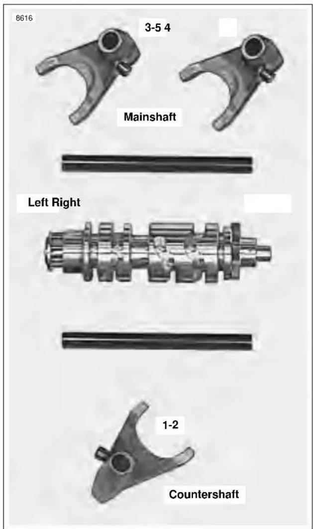 BUELL XBR Firebolt (2004) - TRANSMISSION REMOVAL FROM LEFT CRANKCASE - 3