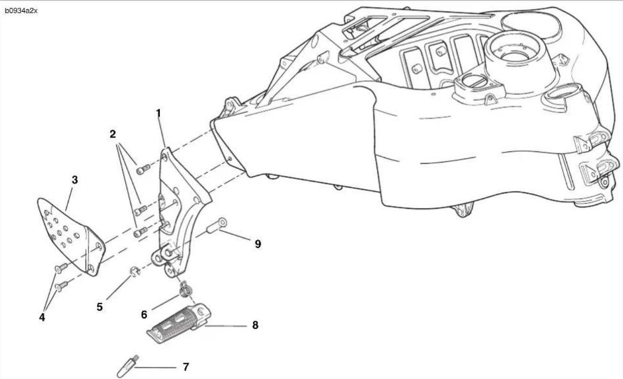 BUELL XBR Firebolt (2004) - Install Wear Peg - 1