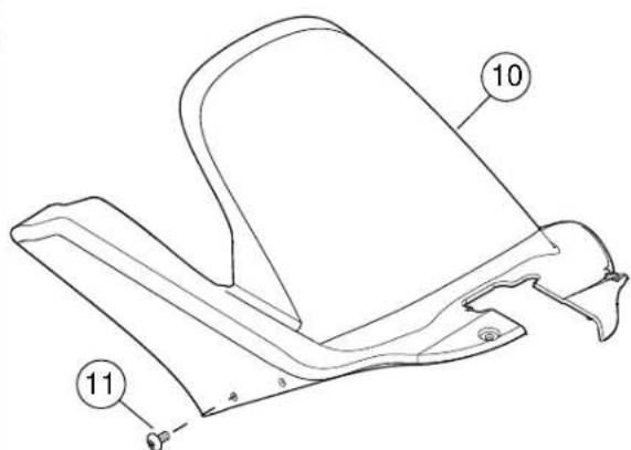 BUELL XBR Firebolt (2009) - Installing Lower Front Fender - 2
