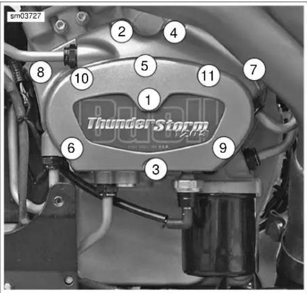 BUELL XBR Firebolt (2009) - WARNING - 2