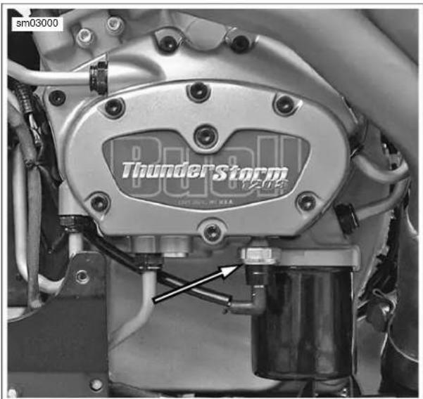 BUELL XBR Firebolt (2009) - OIL PRESSURE SIGNAL LIGHT - 1