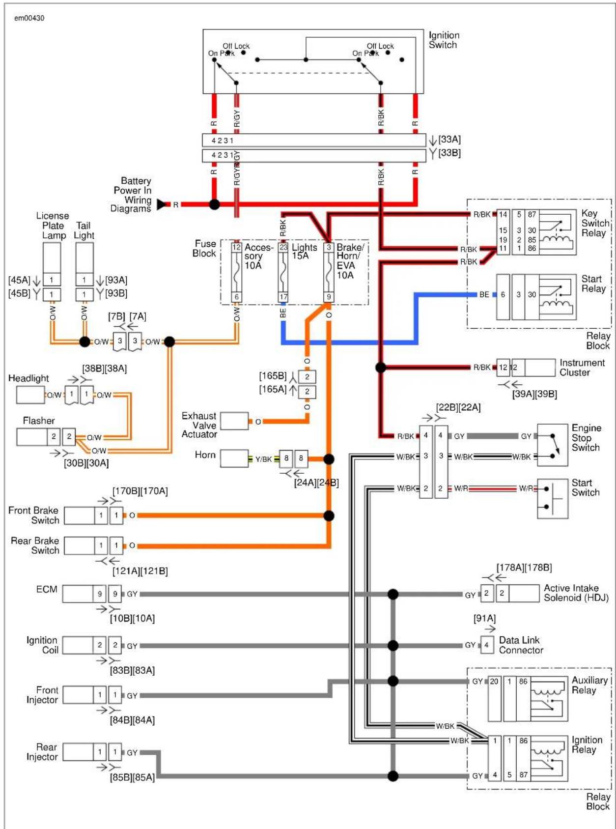 BUELL XBR Firebolt (2009) - Wiring Diagram Symbols - 6
