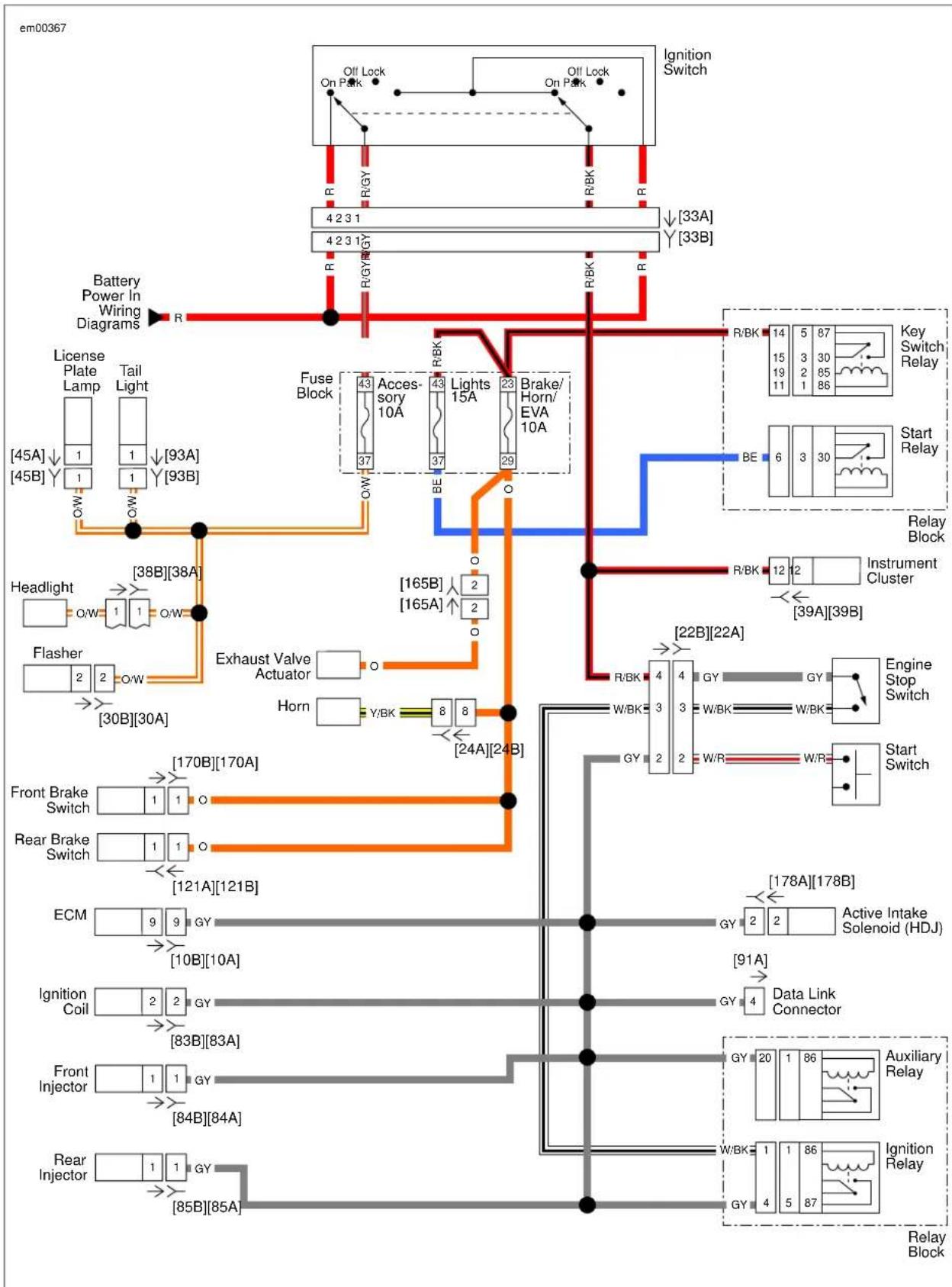 BUELL XBR Firebolt (2009) - Wiring Diagram Symbols - 5